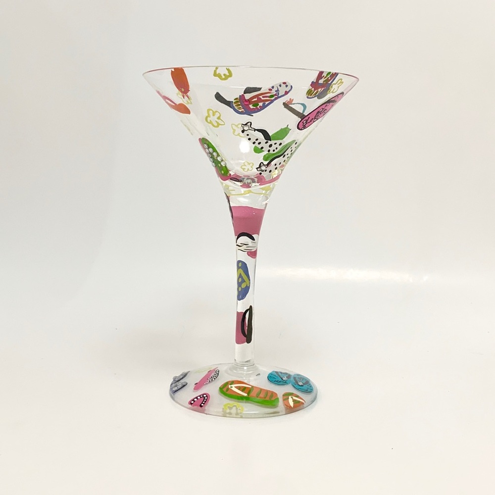Lolita Designs 'Flip Flop' Martini Glass